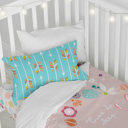 HappyFriday Moshi Moshi Fantasy Multicolor Baby Crib Duvet Cover Set 2 Pieces