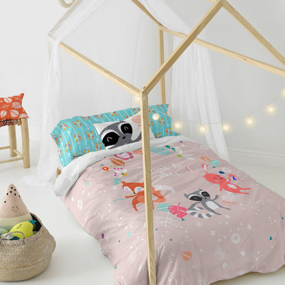 HappyFriday Moshi Moshi Fantasy Multicolor 2 Piece Duvet Cover Set