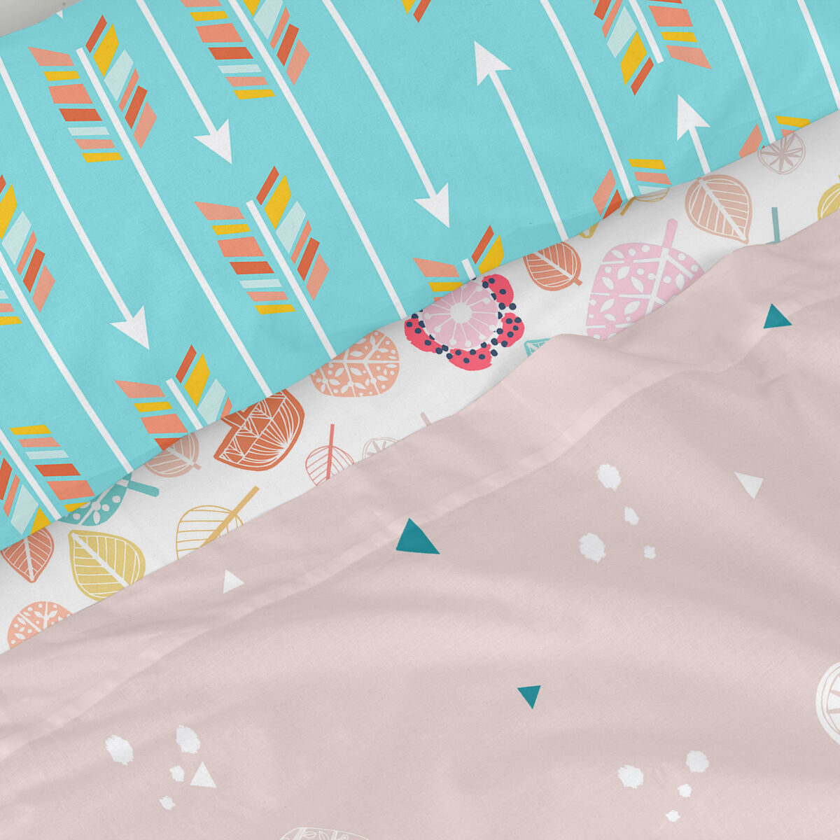 Moshi HappyFriday Moshi Fantasy Multicolor Bed Sheet Set 105 2 Pieces