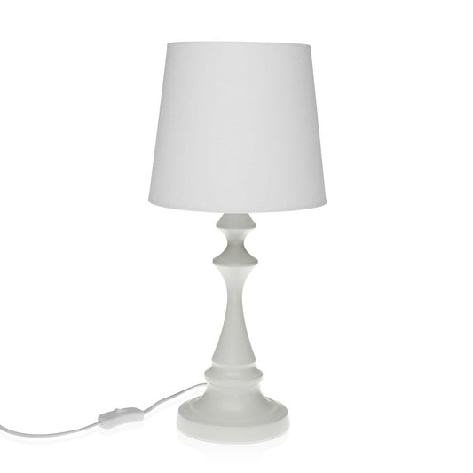 Versa Gene Table Lamp White 23 x 49 cm Metal