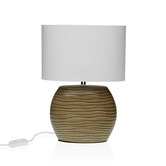 Versa Table Lamp Brown Ceramic 13 x 33 x 25 cm