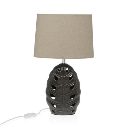 Versa Table Lamp Silver Ceramic 13 x 33 x 25 cm