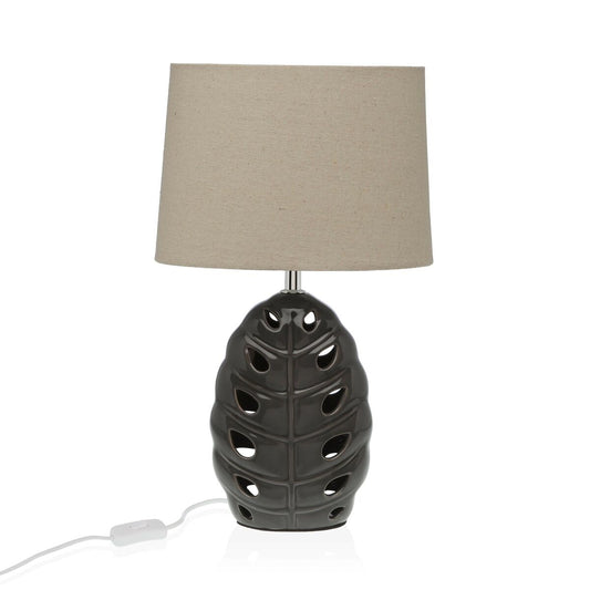 Versa Table Lamp Silver Ceramic 13 x 33 x 25 cm