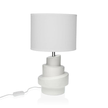 Versa Table Lamp White Ceramic 20 x 35 cm