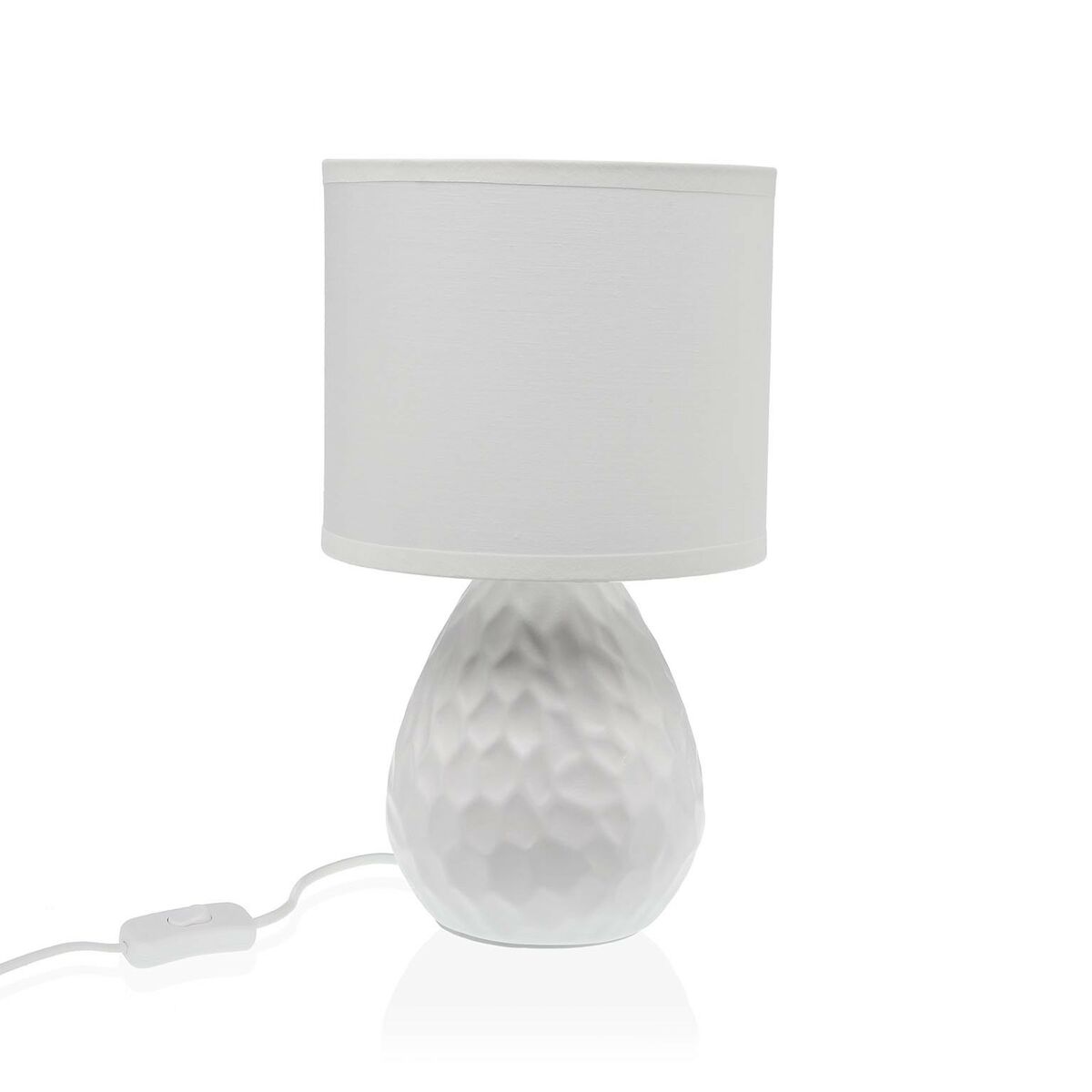 Versa Table Lamp White Ceramic 40 W 15.5 x 27.5 cm