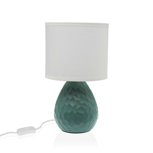 Versa Table Lamp Green White Ceramic 40 W 15.5 x 27.5 cm