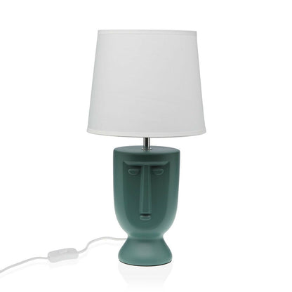 Versa Table Lamp Green Ceramic 60 W 22 x 42.8 cm