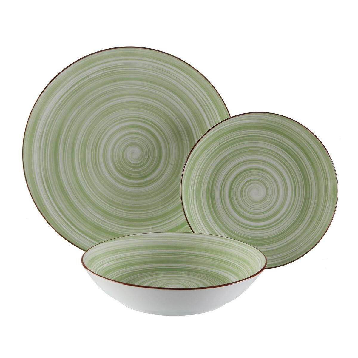 Vajilla Versa Artesia 18 Piezas Verde Porcelana