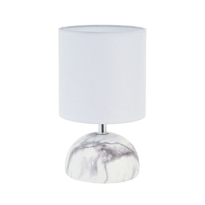 Versa Table Lamp White Ceramic 14 x 23.5 x 14 cm