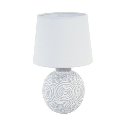 Versa Table Lamp White Ceramic 18 x 30 x 18 cm