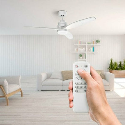 Ceiling Fan with Light UFESA Nepal White 40 W Ø132 cm