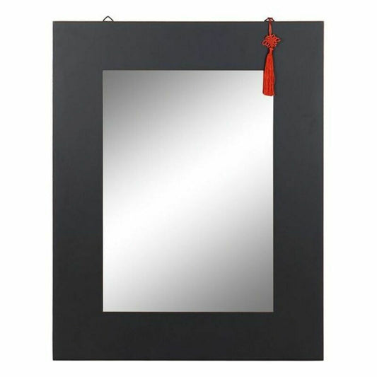 DKD Home Decor Wall Mirror Black (Refurbished B)