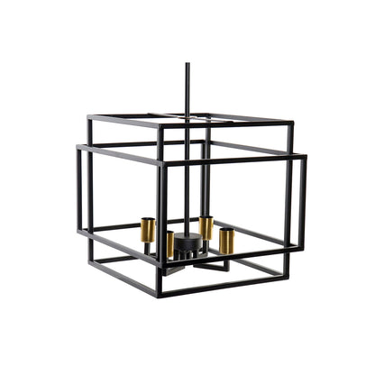 Lámpara de Techo DKD Home Decor Negro Metal 40 W 47 x 40 x 142 cm