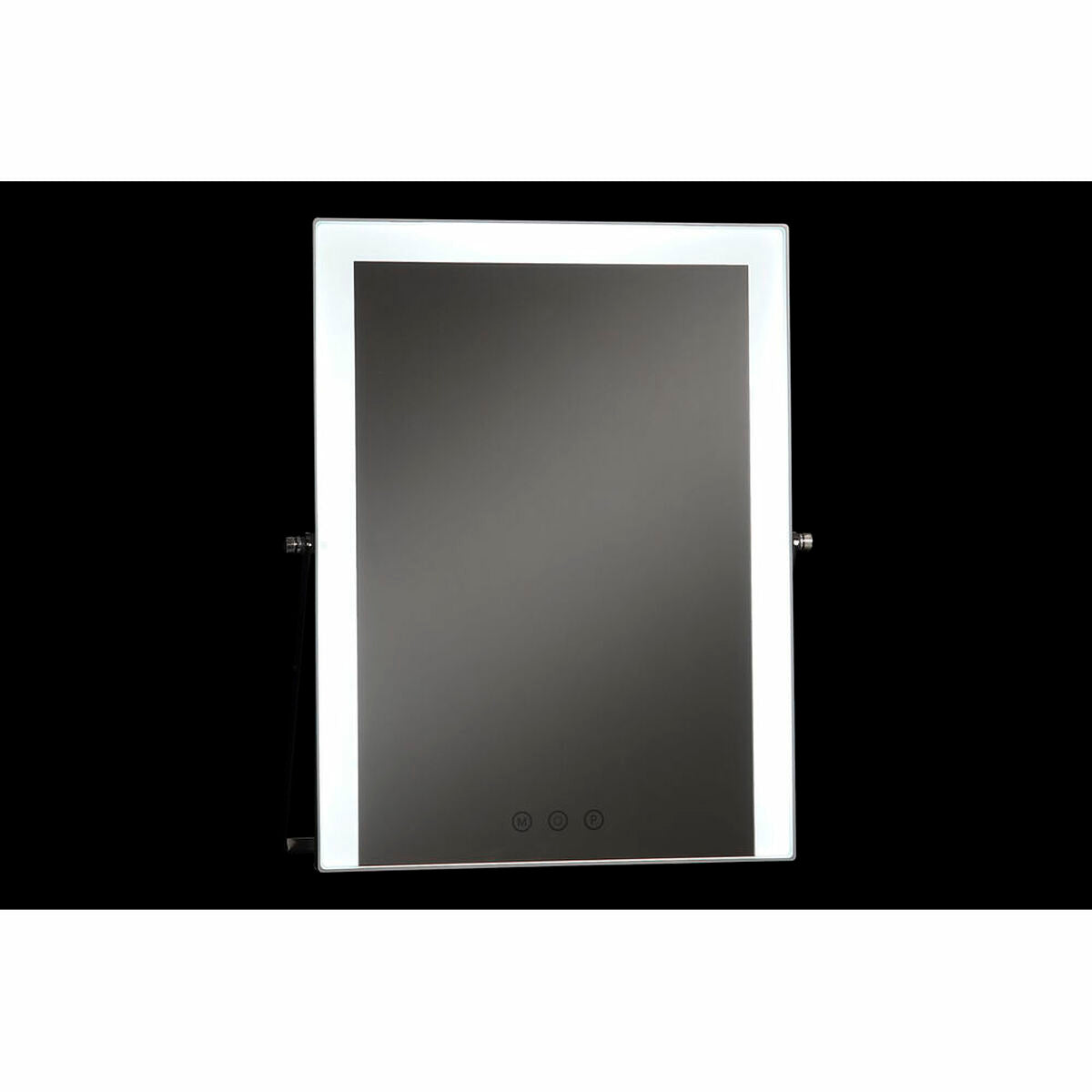 DKD Home Decor LED Touch Table Mirror Metal (Refurbished A)