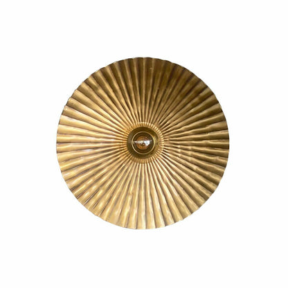 DKD Home Decor Gold Modern Iron Wall Lamp (45 x 8 x 45 cm)