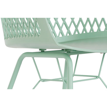 Silla de Comedor DKD Home Decor 57 x 57 x 80,5 cm Verde