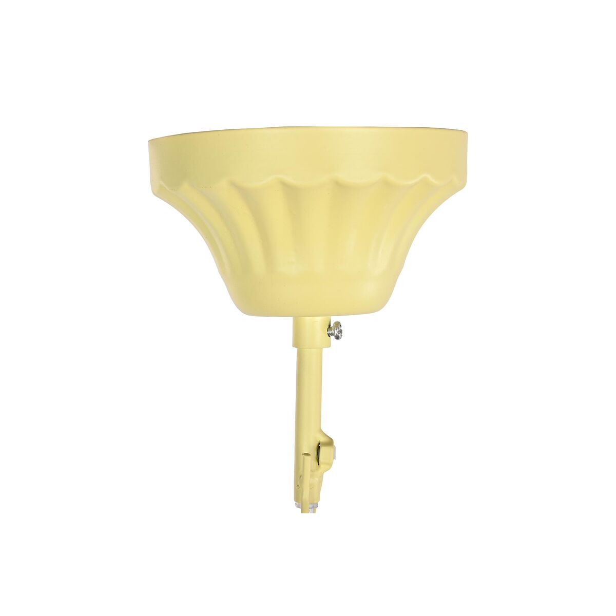 DKD Home Decor Ceiling Lamp Metal Brown Yellow 50 W MDF Wood (35 x 35 x 95 cm)