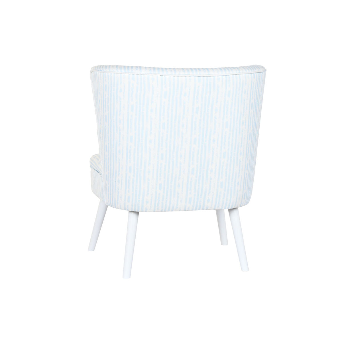 DKD Home Decor Armchair 73 x 67 x 85 cm Blue Wood White