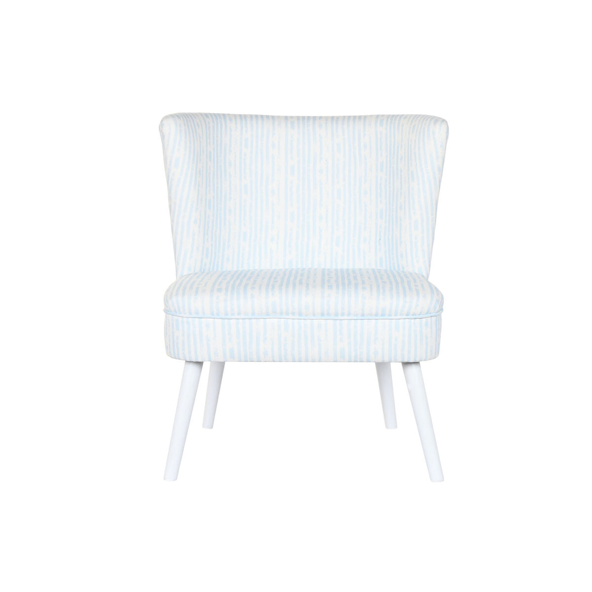 DKD Home Decor Armchair 73 x 67 x 85 cm Blue Wood White