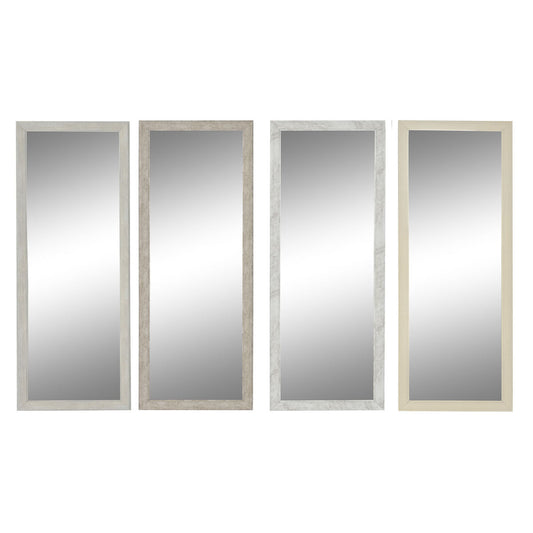 DKD Home Decor Wall Mirror 36 x 2 x 95.5 cm Glass Polystyrene (4 Units)