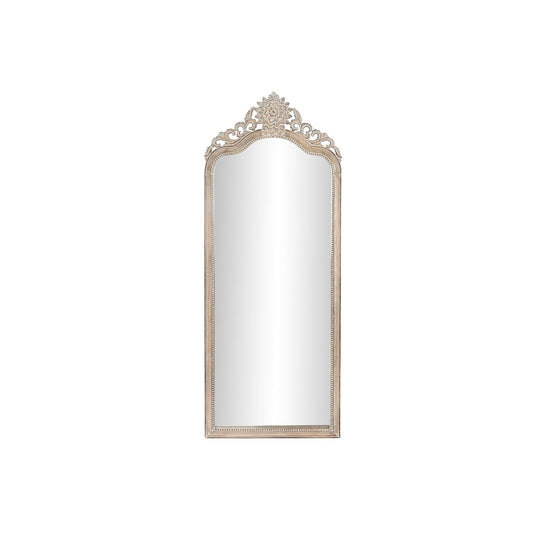 DKD Home Decor Wall Mirror 68 x 3.5 x 175 cm 70 x 3.5 x 180 cm Natural Glass White Mango Wood Decapé