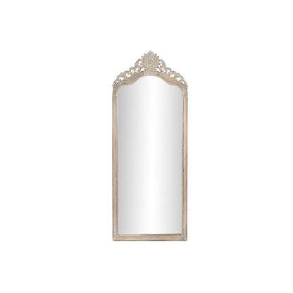 DKD Home Decor Wall Mirror 68 x 3.5 x 175 cm 70 x 3.5 x 180 cm Natural Glass White Mango Wood Decapé