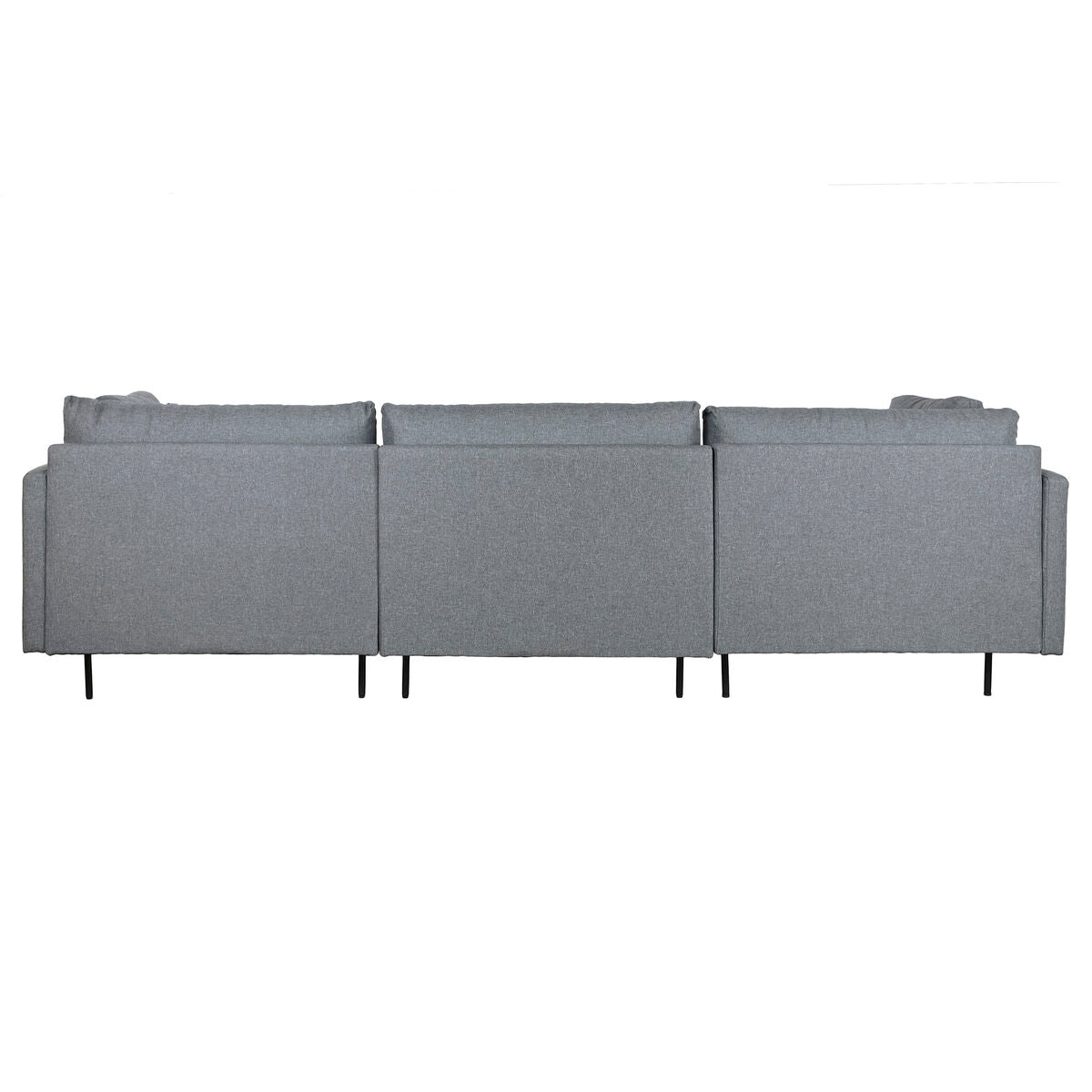 Sofá Chaise Longue DKD Home Decor Gris Metal Moderno 276 x 152,5 x 84 cm