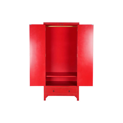 Armario DKD Home Decor 85,5 x 50,5 x 186,2 cm Abeto Rojo Madera MDF