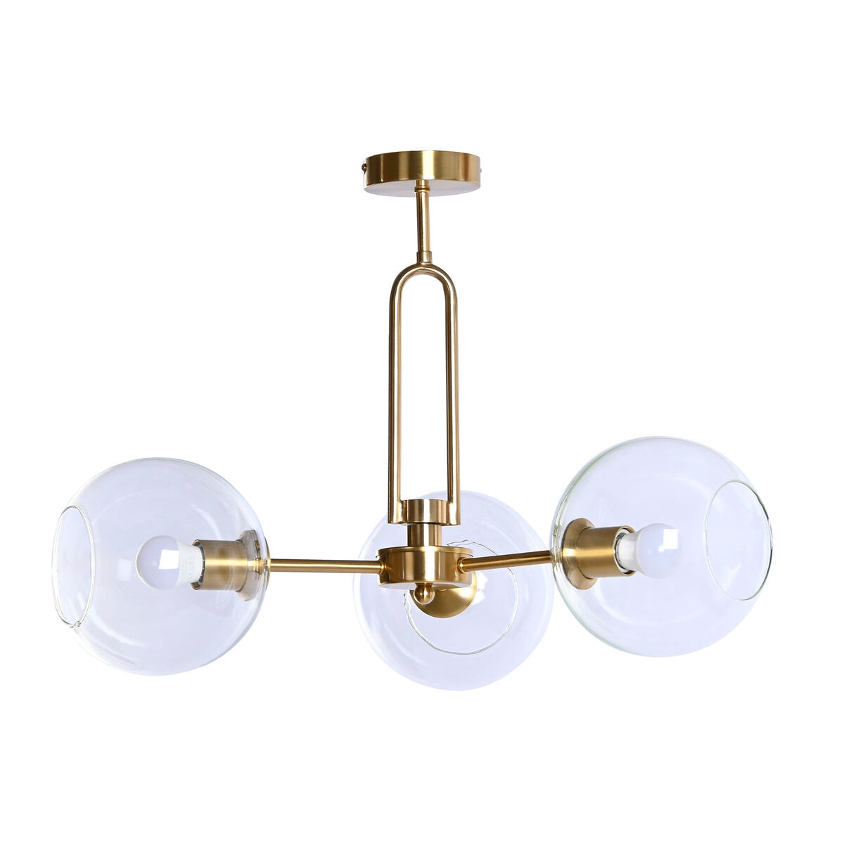 DKD Home Decor Ceiling Lamp Gold Metal Crystal 50 W 56 x 56 x 36 cm