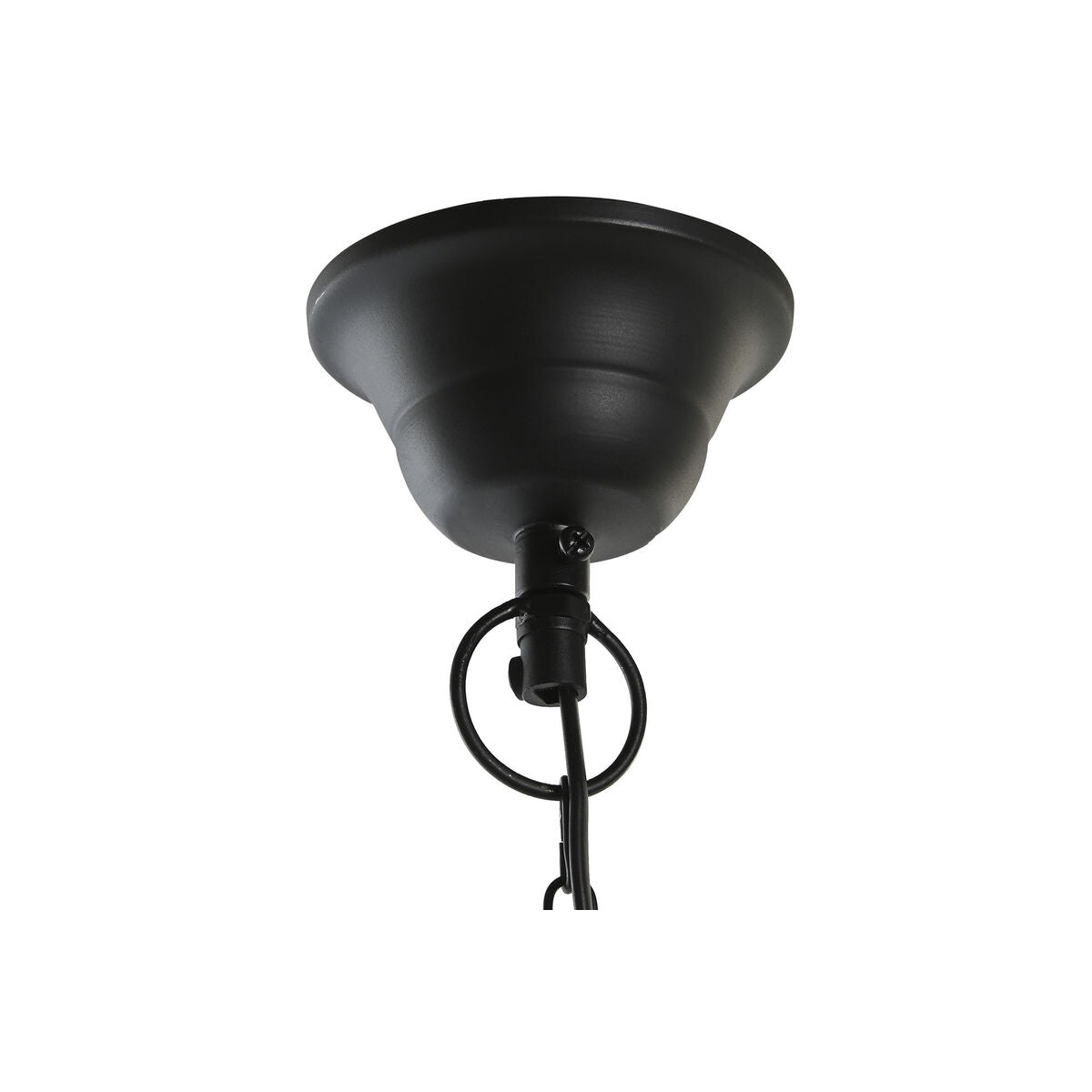 DKD Home Decor Ceiling Lamp 42 x 42 x 23 cm Black Gold Iron 50 W