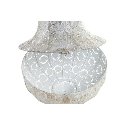 DKD Home Decor White Metal Ceiling Lamp