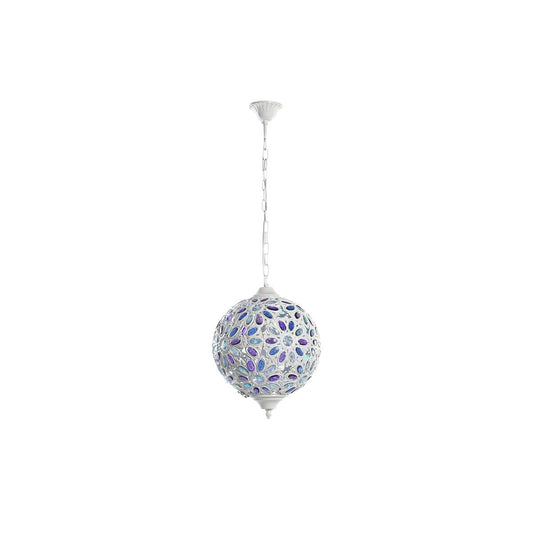 DKD Home Decor Ceiling Lamp 28 x 28 x 44 cm White Metal Multicolour 50 W