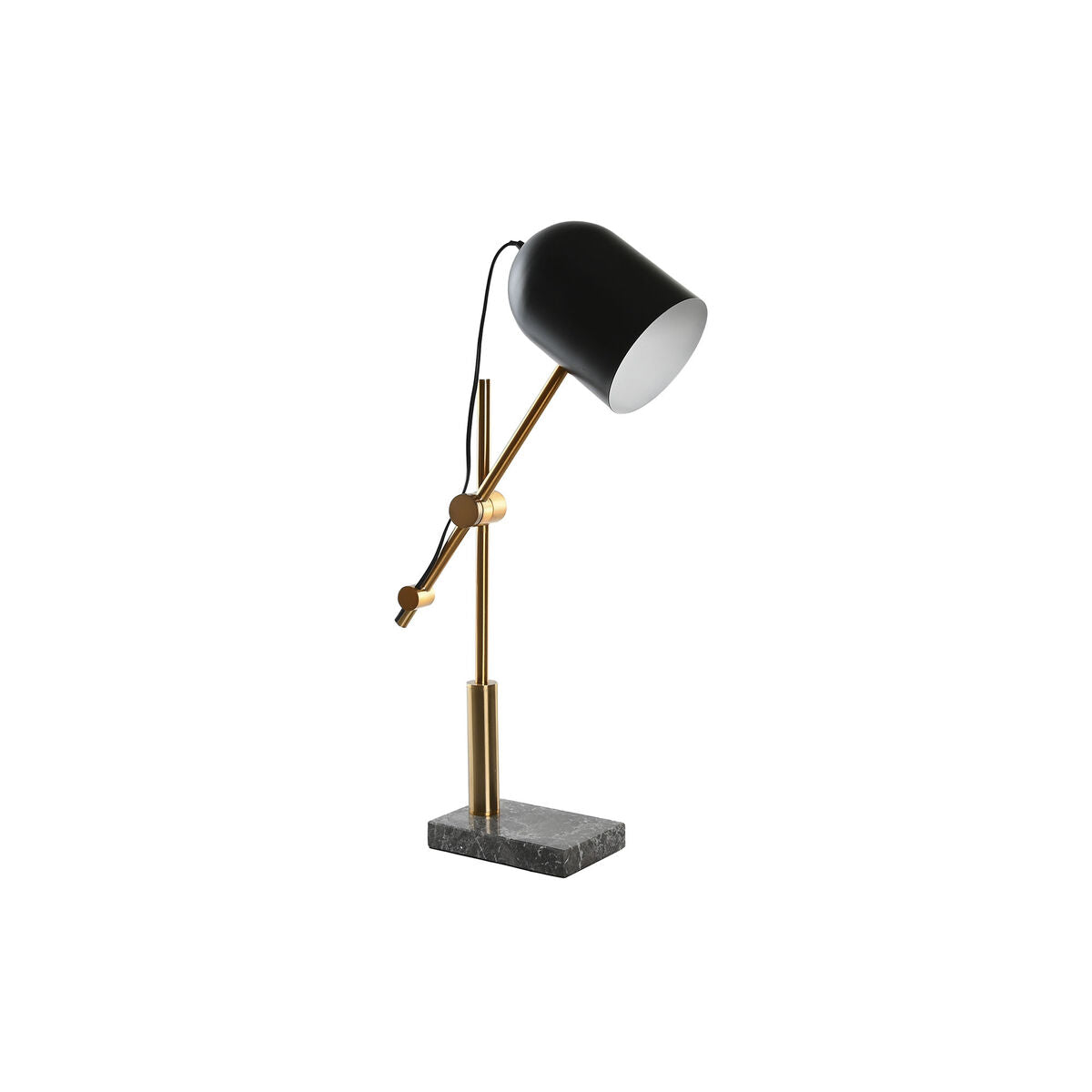 DKD Home Decor Table Lamp Black Grey Gold Metal 60 W 220 V 45 x 45 x 70 cm