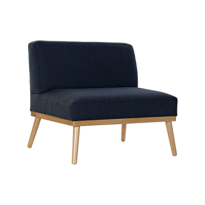 DKD Home Decor Armchair Blue Navy Blue Pine 80 x 66 x 72 cm