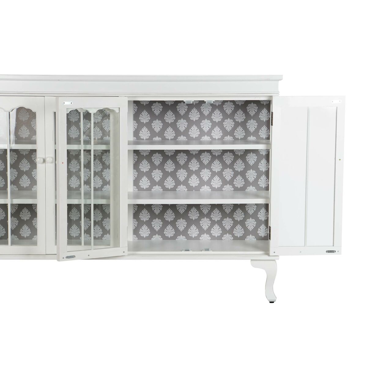 Aparador DKD Home Decor Blanco Cristal Abeto 142,5 x 40,5 x 101,5 cm