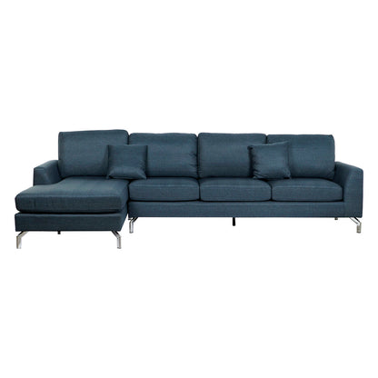 DKD Home Decor Sofa Blue Metal 300 x 160 x 85 cm