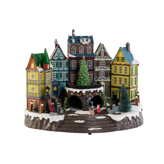 Adorno Navideño DKD Home Decor Multicolor Musical 40 x 26 x 32,5 cm