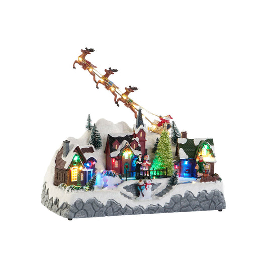 Adorno Navideño DKD Home Decor Multicolor 34 x 18 x 27,5 cm