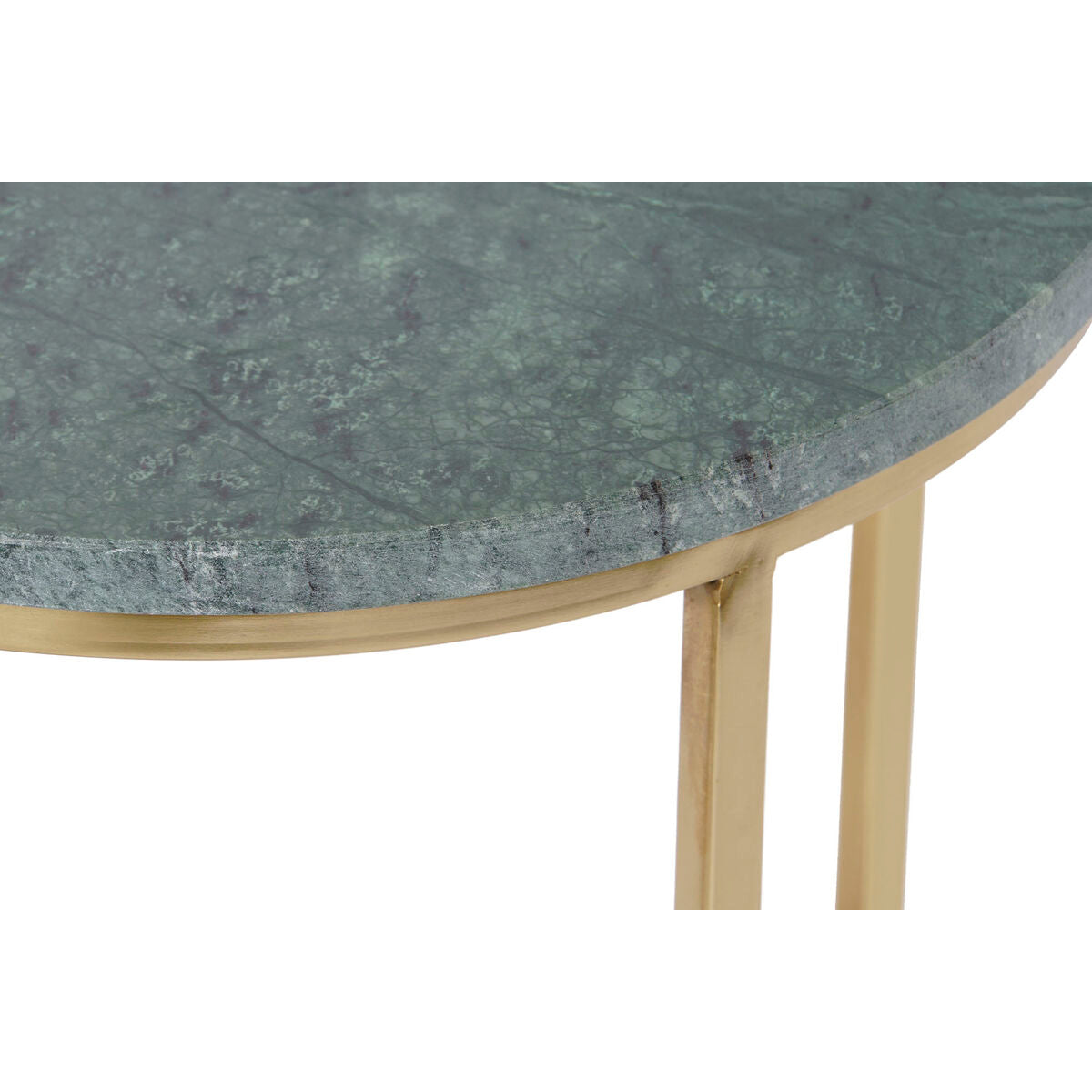 Set of 2 DKD Home Decor tables Green Gold 46 x 46 x 58 cm