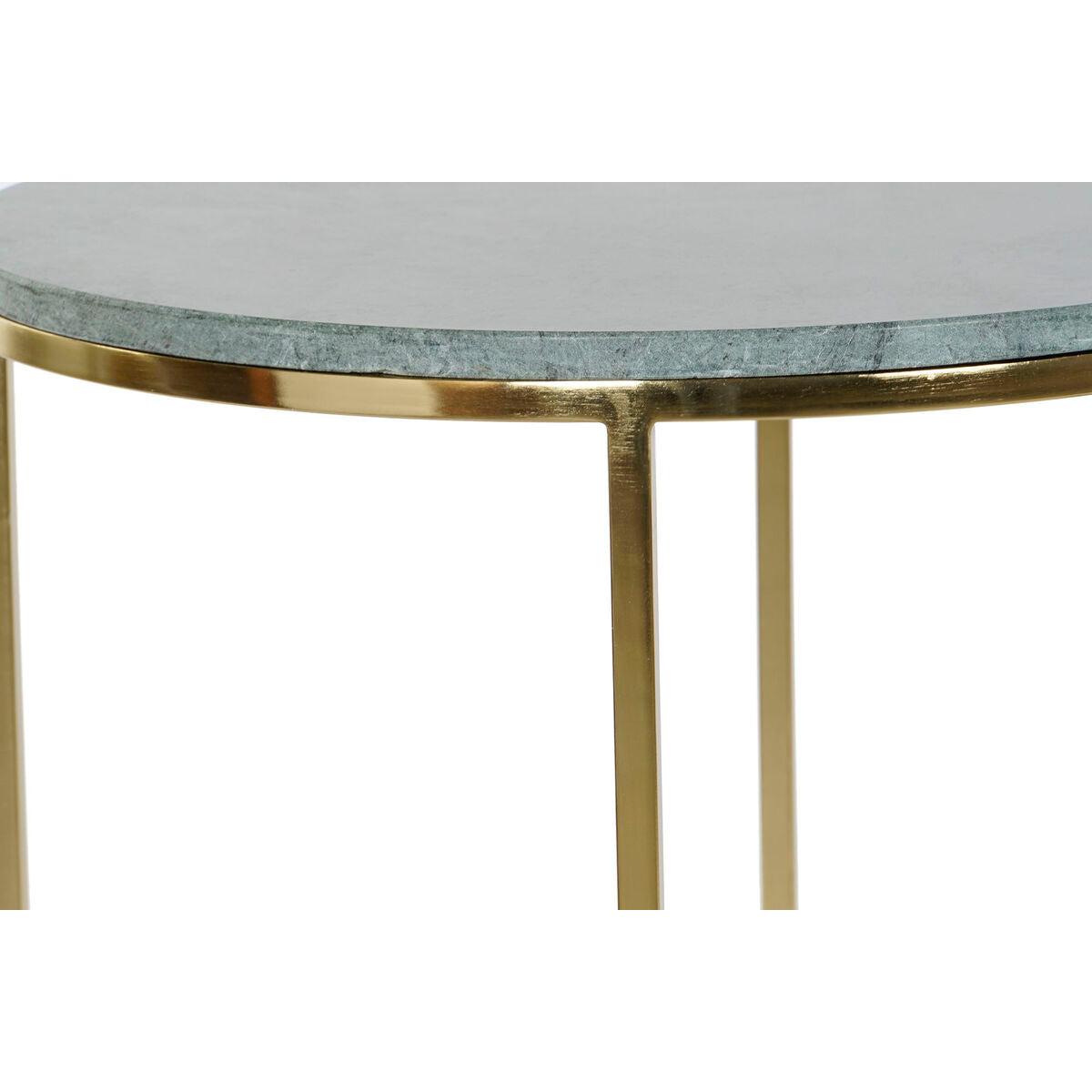 Set of 2 DKD Home Decor tables Green Gold 46 x 46 x 58 cm