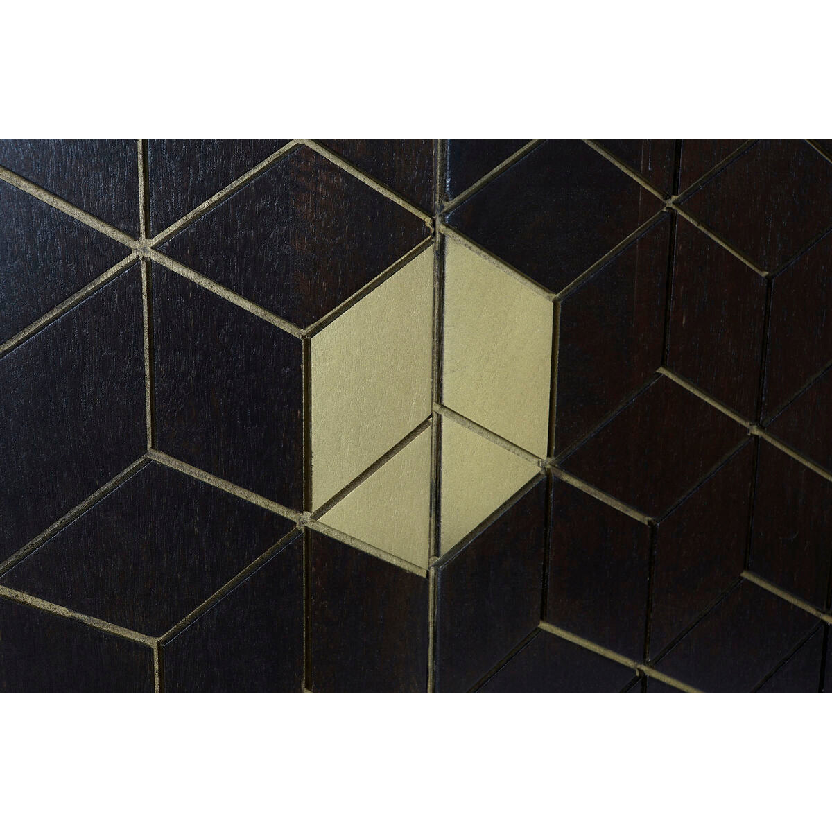 Aparador DKD Home Decor Negro Dorado Marrón oscuro 160 x 40 x 90 cm