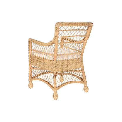 DKD Home Decor Armchair Natural White 56 x 63 x 86 cm