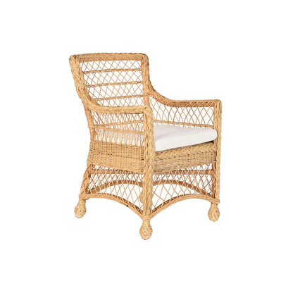 DKD Home Decor Armchair Natural White 56 x 63 x 86 cm