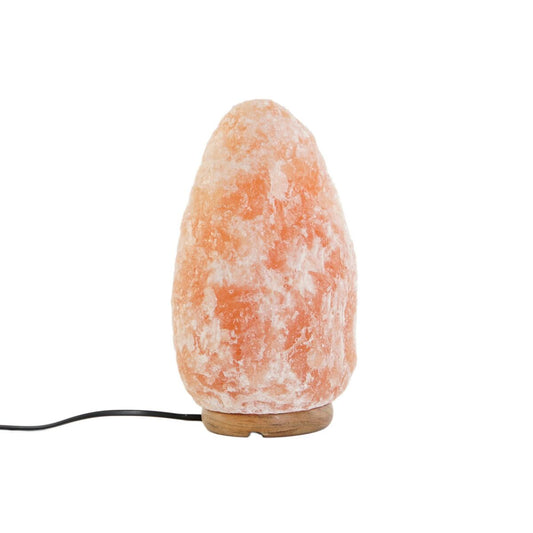 DKD Home Decor Table Lamp Pink Salt Acacia 220 V 16 x 16 x 25 cm