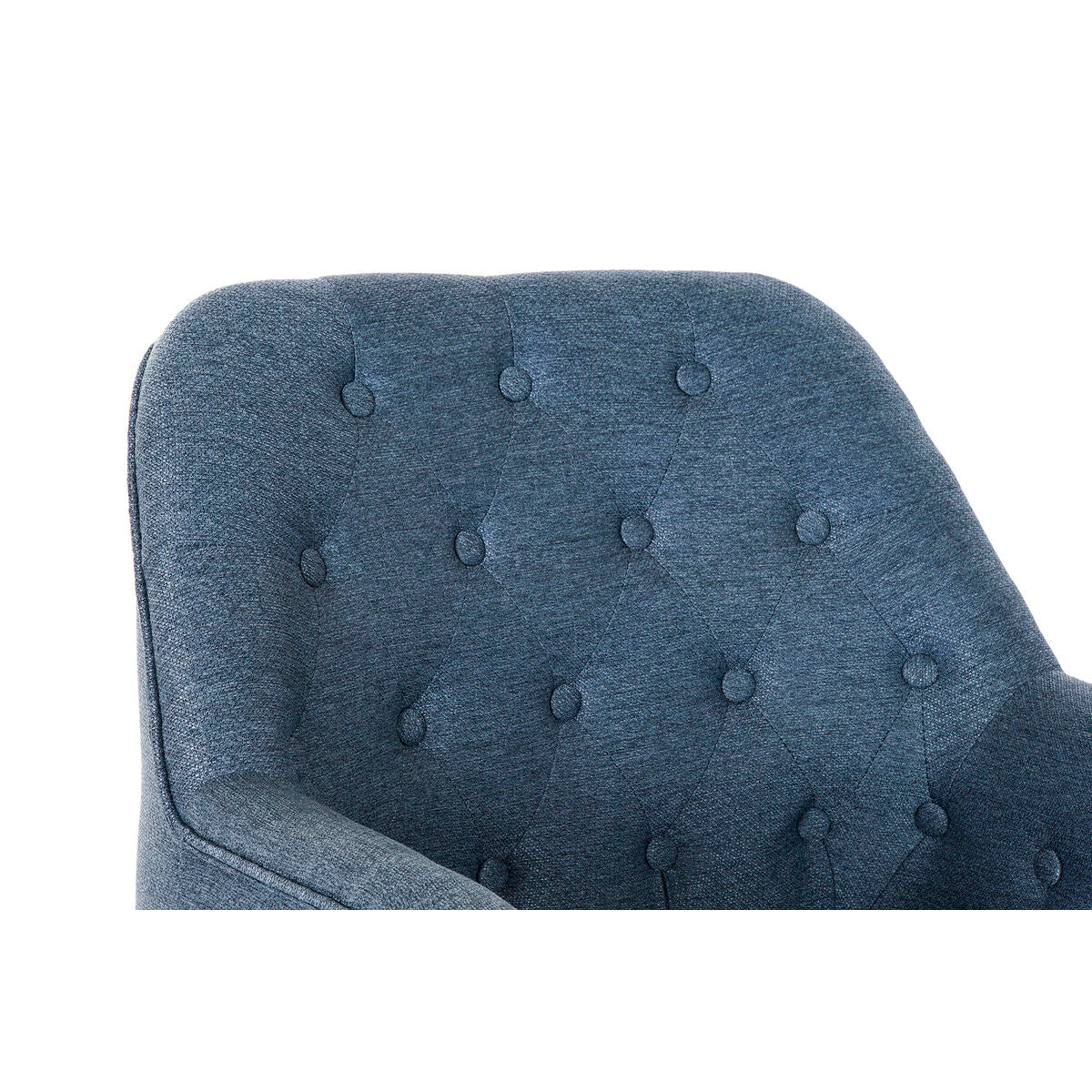 DKD Home Decor Armchair Blue Black Metal 65 x 73 x 79.5 cm