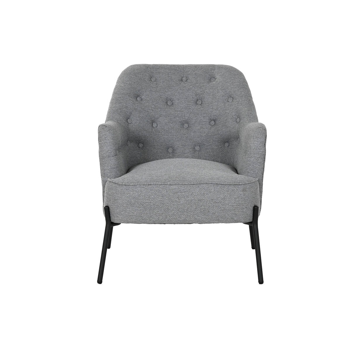 Sillón DKD Home Decor Gris Metal 65 x 73 x 79,5 cm