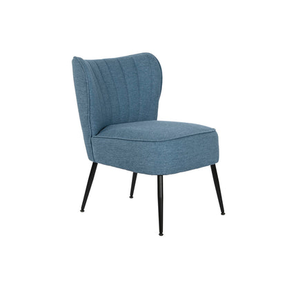 DKD Home Decor Armchair Blue Metal 55 x 64 x 72.5 cm