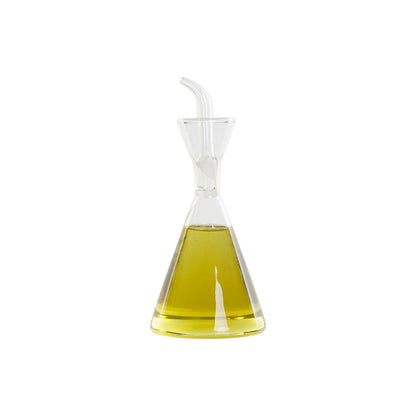 DKD Home Decor Oil Bottle Transparent Borosilicate Glass 125 ml 7 x 7 x 16 cm