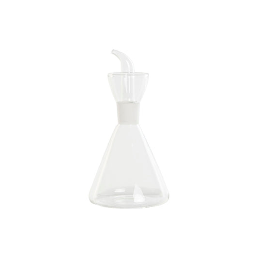 Aceitera DKD Home Decor Transparente Vidrio de Borosilicato 500 ml 11,5 x 11,5 x 22 cm