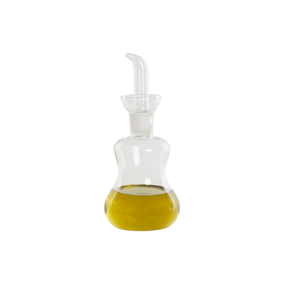 DKD Home Decor Oil Bottle Transparent Borosilicate Glass 530 ml 9.5 x 9.5 x 23 cm